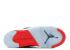 Air Jordan 5 Retro Low Gs Fire Rosso Bianco Nero 314338-101