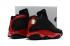 Nike Air Jordan 13 Chaussures Enfants Noir Rouge Nouveau