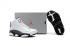 Dětské boty Nike Air Jordan 13 Bílá Černá Šedá Speciální