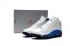 Nike Air Jordan 13 Kinderschuhe Weiß Blau Schwarz