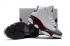 Nike Air Jordan 13 Chaussures Enfants Blanc Deep Red Grey Nouveau