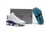 Nike Air Jordan 13 Chaussures Pour Enfants Blanc Violet Bleu 439358-107
