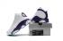 Sepatu Anak Nike Air Jordan 13 Putih Ungu Biru 439358-107