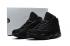 Nike Air Jordan 13 復古 BG XIII 黑貓 AJ 13 兒童黑色炭黑籃球鞋 884129-011
