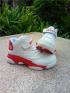 Nike Air Jordan XIII 13 Zapatos para niños Blanco Rojo