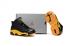 Детская детская обувь Nike Air Jordan XIII 13 Retro Hot Black Yellow