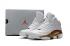 Sepatu Anak Nike Air Jordan XIII 13 Retro Anak Hot White Gold Red