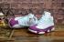 Nike Air Jordan XIII 13 Sepatu Anak Retro Baru Putih Anggur Merah