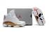 Giày bóng rổ Nike Air Jordan XIII 13 Retro Kid vàng trắng 414571-122