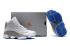 รองเท้าบาสเก็ตบอล Nike Air Jordan XIII 13 Retro Kid สีขาวสีเทา 310004-103