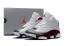 Баскетбольные кроссовки Nike Air Jordan XIII 13 Retro Kid белые серые винно-красные 310004-161