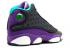 Air Jordan 13 Gs Grape Ultraviolet Atomic Teal Zwart Wit 439358-027