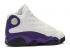 Air Jordan 13 Retro Ps Lakers Purple Court Trắng Đen 414575-105