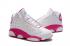 Sepatu Basket Retro Nike Air Jordan 13 XIII Putih Pink Biru AJ13 439358-106