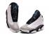 Nike Air Jordan Retro XIII 13 Barons Beyaz Deniz Mavisi Siyah Gri 414571 115,ayakkabı,spor ayakkabı