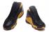 Nike Air Jordan XIII 13 Retro Nero Giallo Uomo Scarpe 414571-016