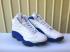 Nike Air Jordan XIII 13 Retro Hombres Zapatos De Baloncesto Blanco Azul Real