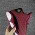 Nike Air Jordan XIII 13 Retro Velvet vin rouge noir blanc hommes chaussures