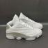 NUOVE scarpe da basket da uomo DS Nike Air Jordan Retro 13 XIII Low Bianco metallizzato Argento Platino puro 310810-100