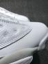 Nike Air Jordan XIII 13 Retro All White Herre Sko