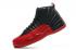 Nike Air Jordan 12 Retro Flu Game Czarne Varsity Czerwone Męskie Buty 130690-002