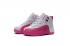 Nike Air Jordan 12 Retro GP Dynamic Pink Girls Pra Sekolah Vivid Pink 510816 109