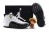 Nike Air Jordan 12 Retro Taxi Sort Hvidguld GS Kid Pre School 153265 125