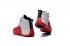 Nike Air Jordan 12 Retro Białe Czarne Varsity Czerwone Buty Dziecięce 153265 110