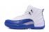 Nike Air Jordan 12 Retro XII Francés Azul Blanco Plata AJ12 AJXII Zapatos 130690 113