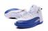 Nike Air Jordan 12 Retro XII Francés Azul Blanco Plata AJ12 AJXII Zapatos 130690 113