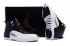 Nike Air Jordan 12 XII Retro Miesten koripallokengät Valkoiset Mustat 130690 001