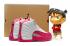 Nike Air Jordan 12 XII Valentin-napi lányok női Retro Vivid Pink White 510815-109