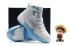 Nike Air Jordan Retro 12 White University Blue Melo Dziewczyny Dzieci 510816 127