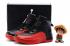 Nike Air Jordan Retro 12 XII BG GS Kids Flu Game Czarny Varsity Czerwony 153265 002