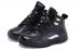 детские кроссовки Nike Air Jordan XII 12 Black All Gold
