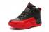 Nike Air Jordan XII 12 Kid Children Shoes Черный Красный 153265-002