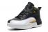 Sepatu Anak Nike Air Jordan XII 12 Anak Hitam Putih Emas