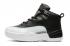 Nike Air Jordan XII 12 Kid Sapatos infantis Branco Preto Cinza