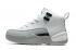Nike Air Jordan XII 12 Kid Scarpe da bambino Bianco Grigio Nero 510815-029
