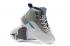 Giày Nike Air Jordan XII 12 Trẻ Em Trắng Xám Xanh