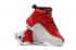 Nike Air Jordan XII 12 Kid Sapatos infantis Branco Vermelho