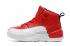 Nike Air Jordan XII 12 Kid Niños Zapatos Blanco Rojo
