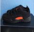 Buty Dziecięce Nike Air Jordan XII 12 Kid Czarny Pomarańczowy 850000