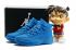 Nike Air Jordan XII 12 Retro Kids Children Shoes Azul 130690
