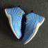 Nike Air Jordan XII 12 Retro Men รองเท้าบาสเก็ตบอลสีน้ำเงินสีเทา