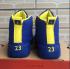 Nike Air Jordan XII 12 Retro basketbalschoenen voor heren, koningsblauw geel