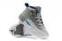 Nike Air Jordan XII 12 Retro Scarpe da uomo Wolf Grey White Lagoon 130690-007