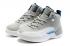 Sepatu Pria Nike Air Jordan XII 12 Retro Wolf Grey White Lagoon 130690-007