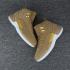 Nike Air Jordan XII 12 Retro Zapatos de baloncesto unisex Trigo Amarillo Blanco
