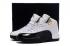 Мужские туфли Nike Air Jordan XII 12 Retro White Black Taxi Red 130690 125